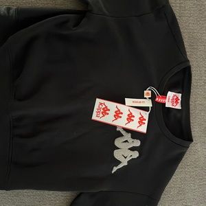 Black Kappa crew neck with the tags